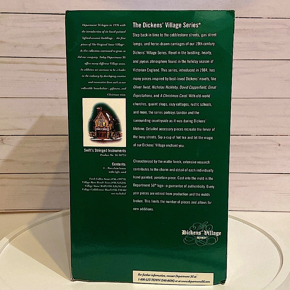 DEPARTMENT 56 - Swifts Stringed Instruments - Heritage Village - Dickens Village - Picture 12 of 12